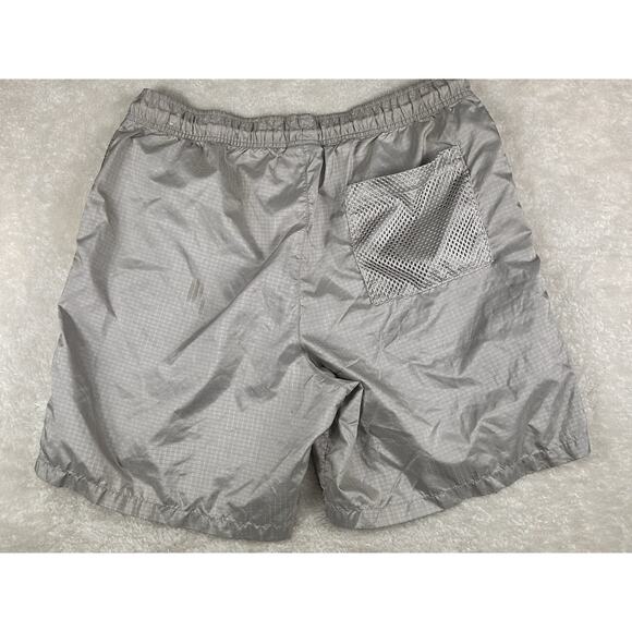Nike Air Jordan Shorts Men's Sz L Grey Ripstop Draw Strings Basketball Running - Picture 2 of 9